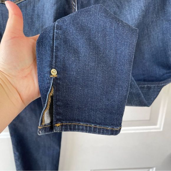 Frame Denim Women's Skinny Jeans - Dark Blue - Picture 9 of 13